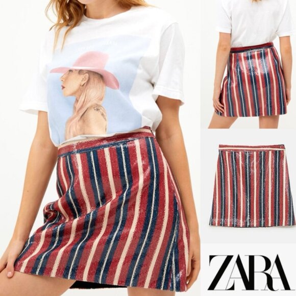 Zara sequin coord set, Ideal for size US 4 - Picture 7 of 10